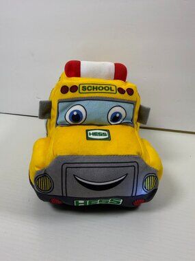 Hess Toy Plush Truck 2024 Edition School Bus with Working Lights & Music